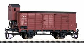 PIKO 47763 - TT - Gedeckter Güterwagen G02 mit Bremserhaus, CSD, Ep. III
